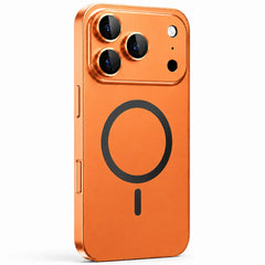 iPhone 18 Pro Max metal MagSafe case with slim aluminum frame #color_Cosmic Orange