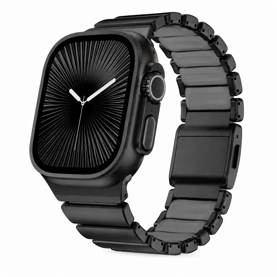 apple watch replacement band black titanium stone gray