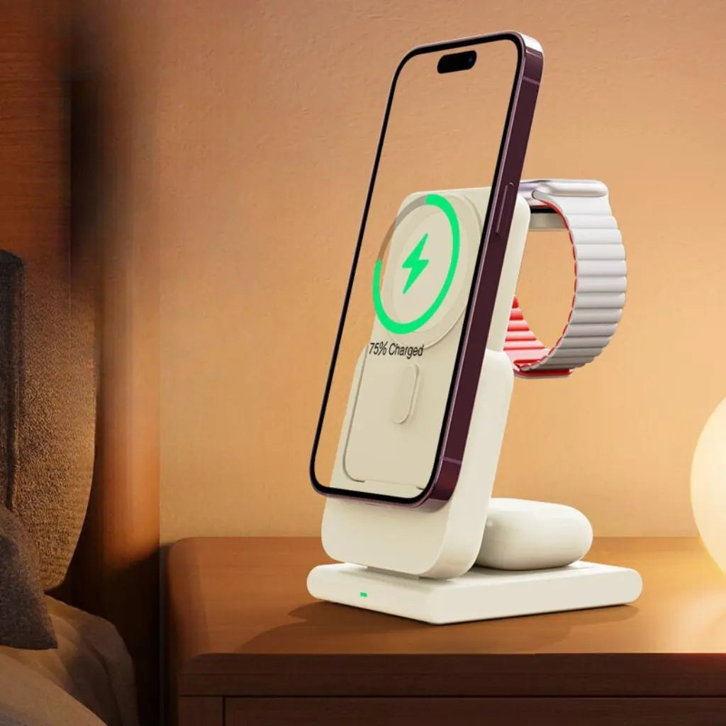 3 in 1 Power Bank Charging Station Evolved Chargers