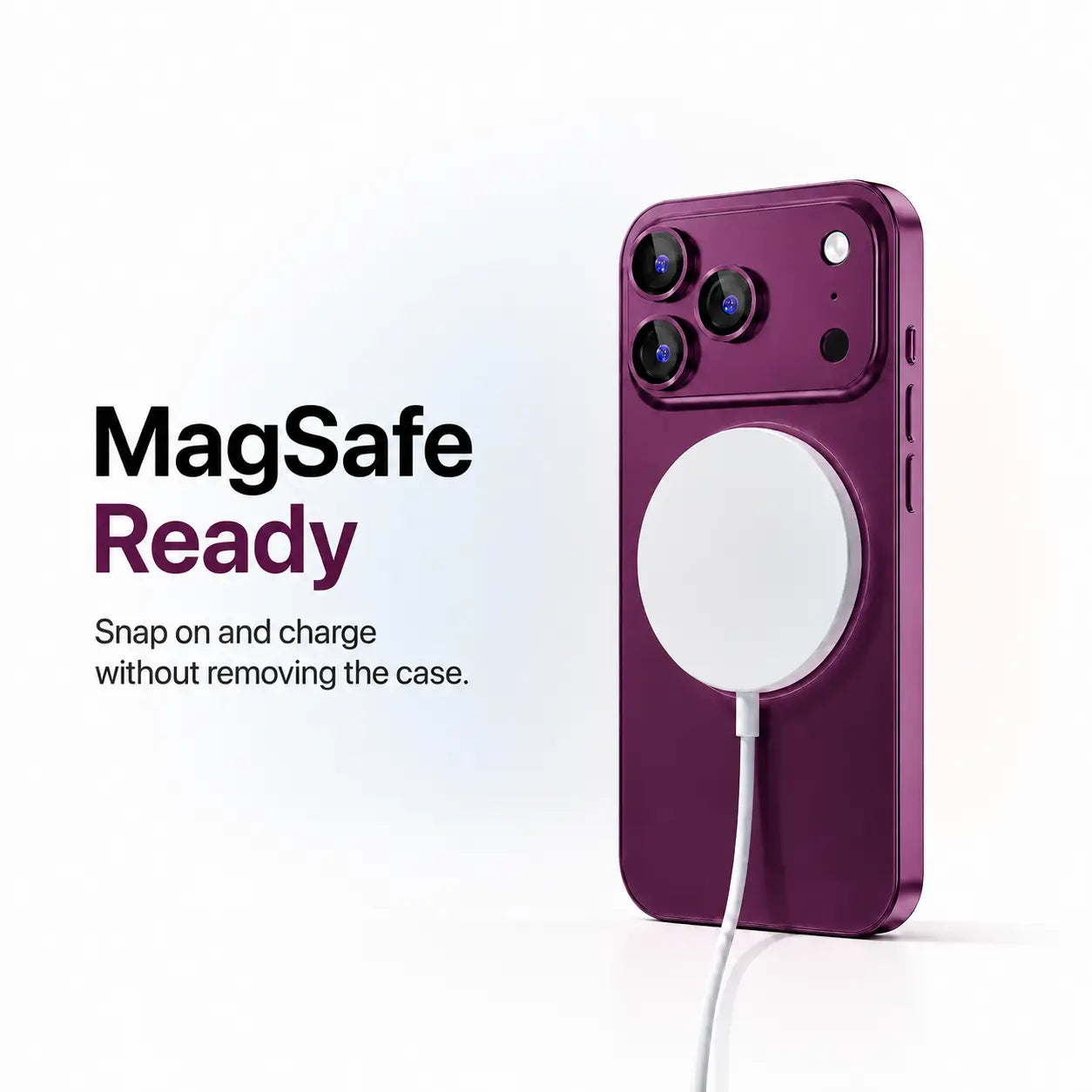 iPhone case with aluminum bumper frame #color_Dark Cherry