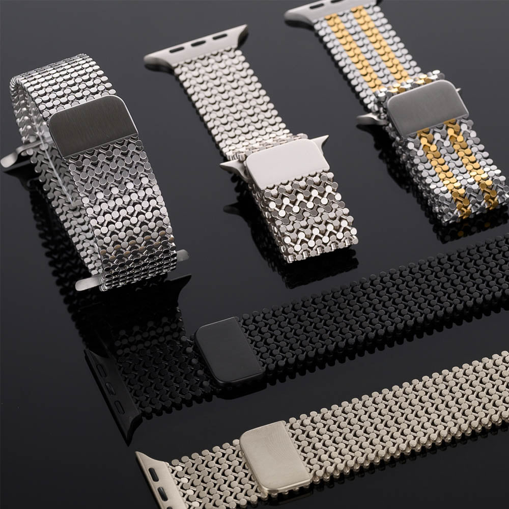 Magnetic Stainless Steel Mesh Band for Apple Watch