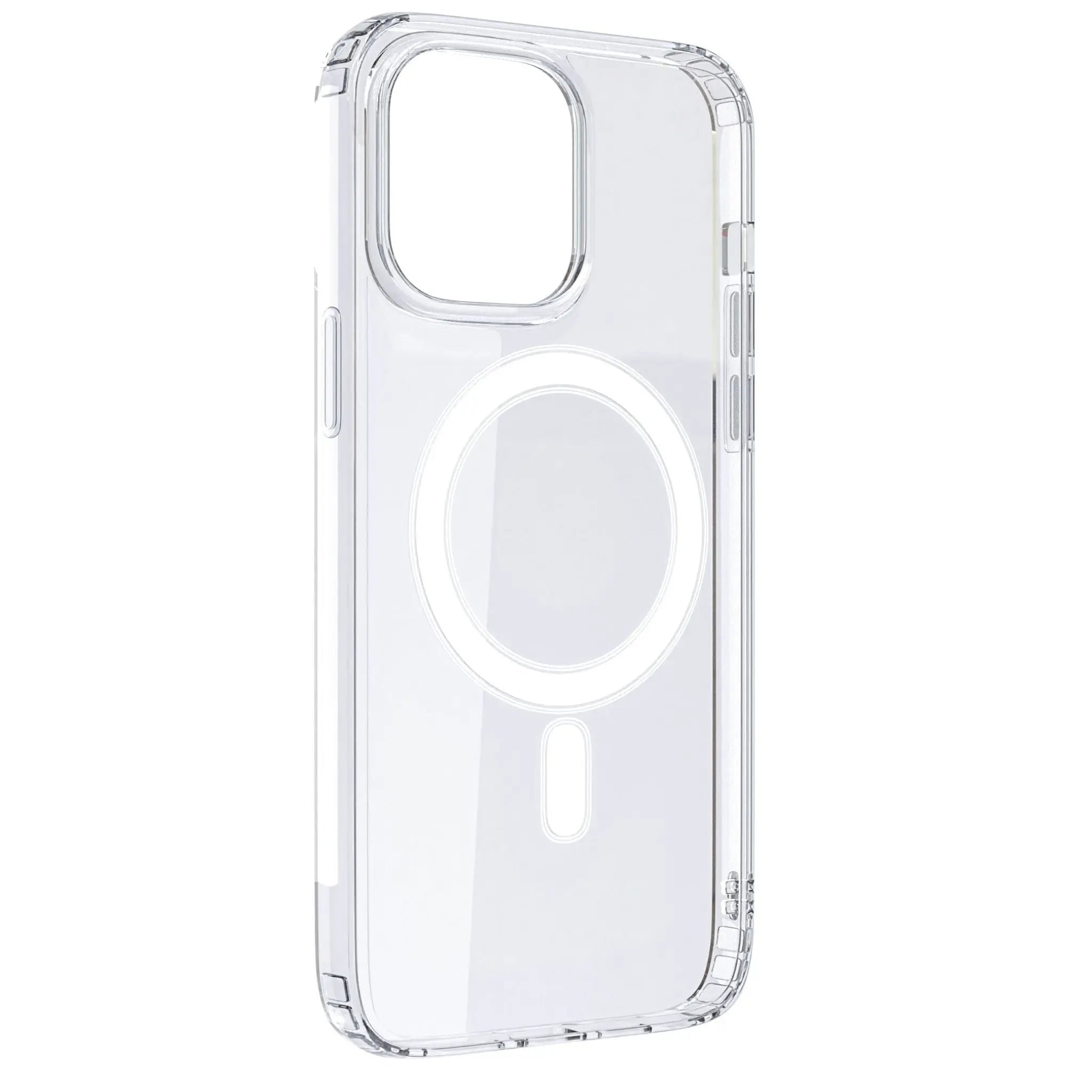 Apple iPhone MagSafe Clear Case with a Transparent Design and Magnetic Features